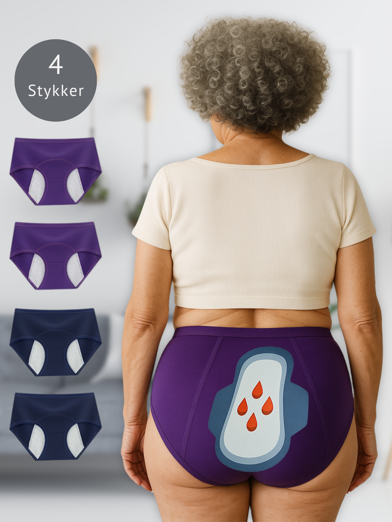 Frederique Menstruasjonstruse 4+4 Gratis