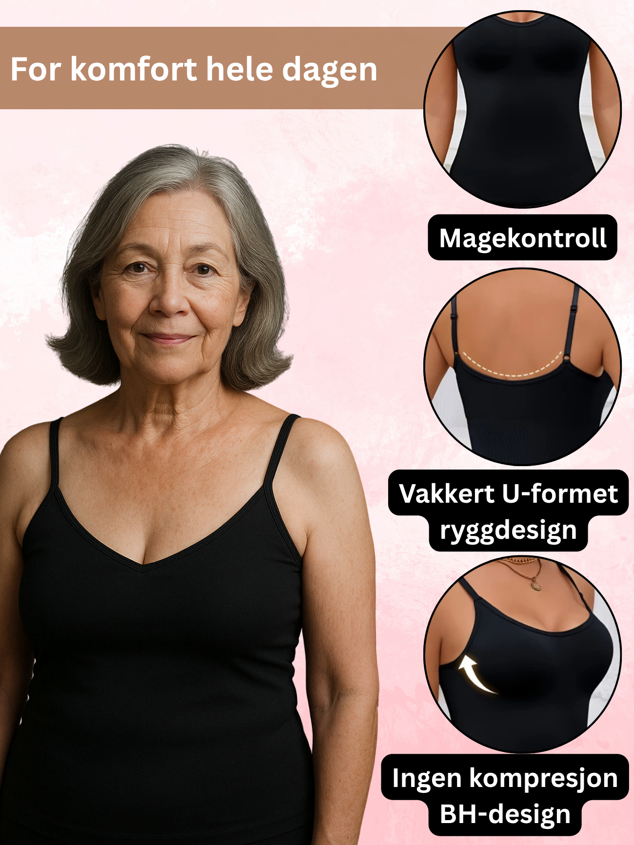 Isabelle SlimFit Topp 1+1 Gratis