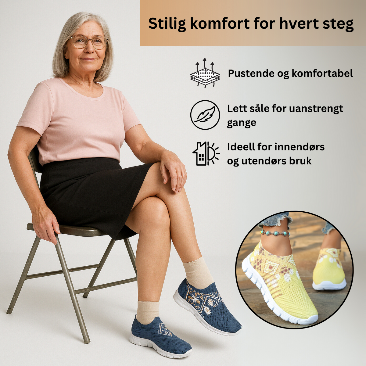 Zoë ComfortStep Joggesko