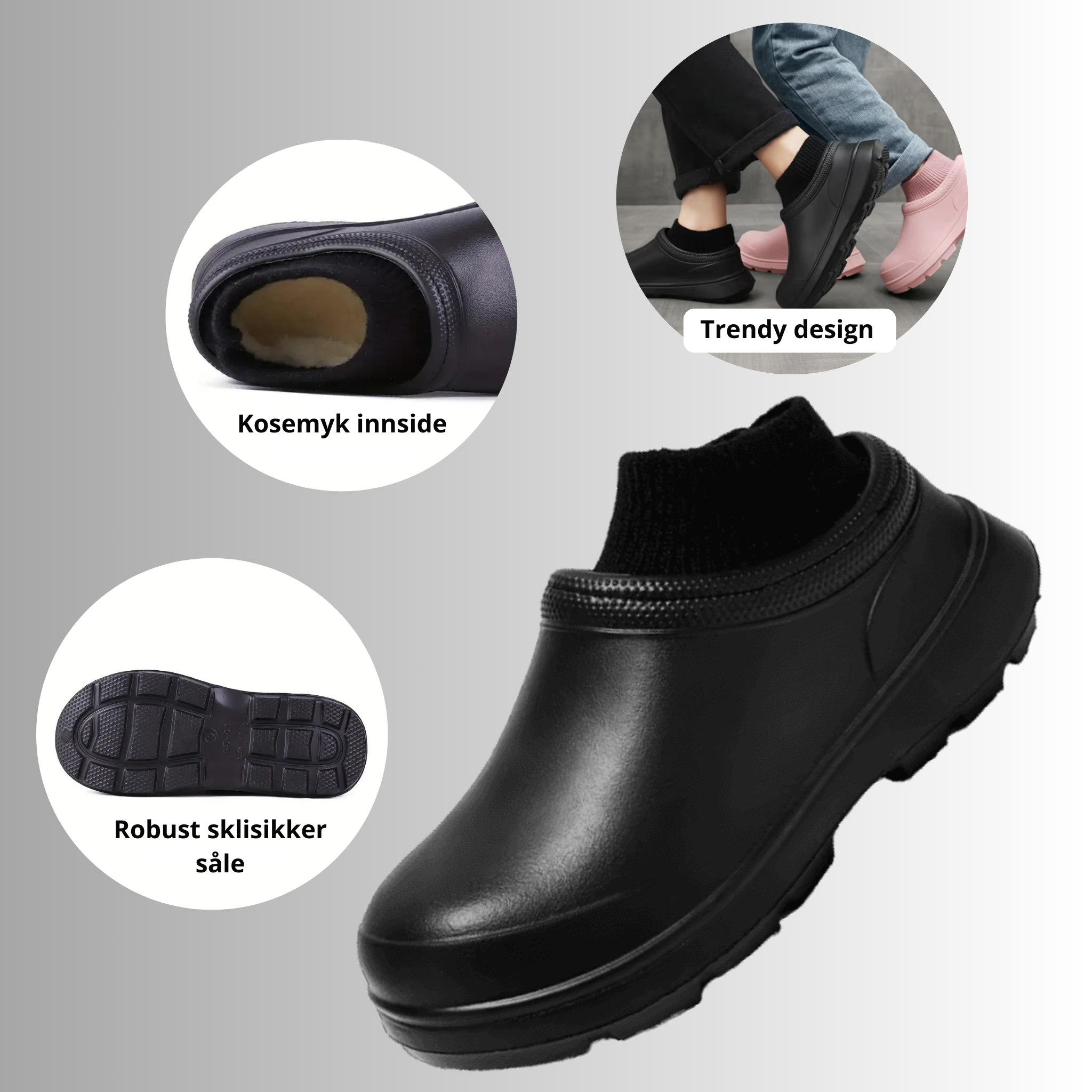 Iris Komfortable Tøffel-Clogs