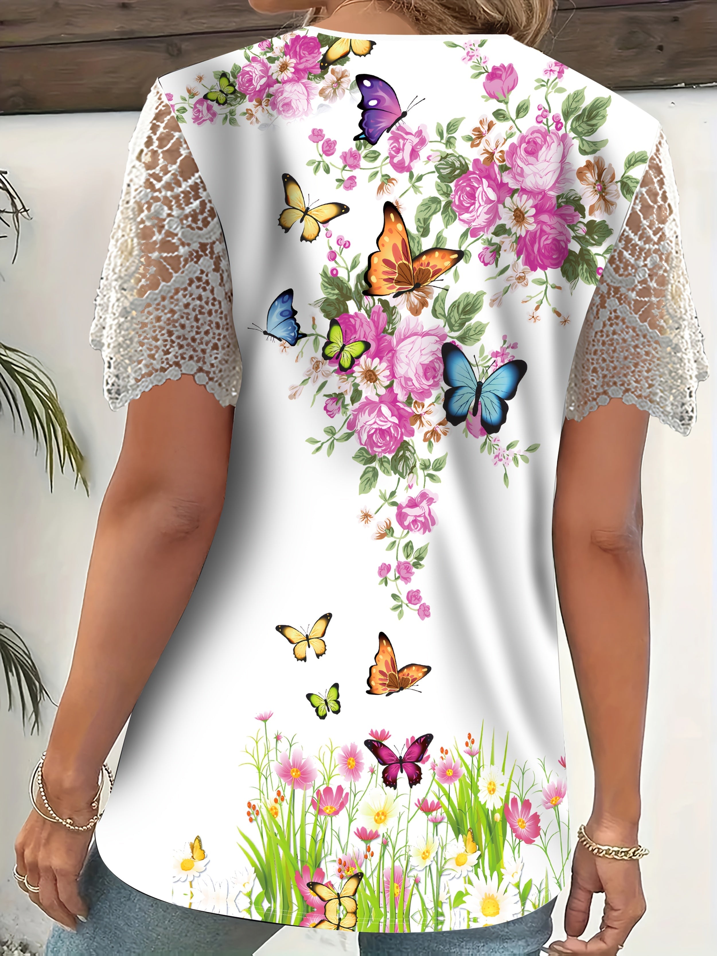 Lara Sommerfugl T-skjorte