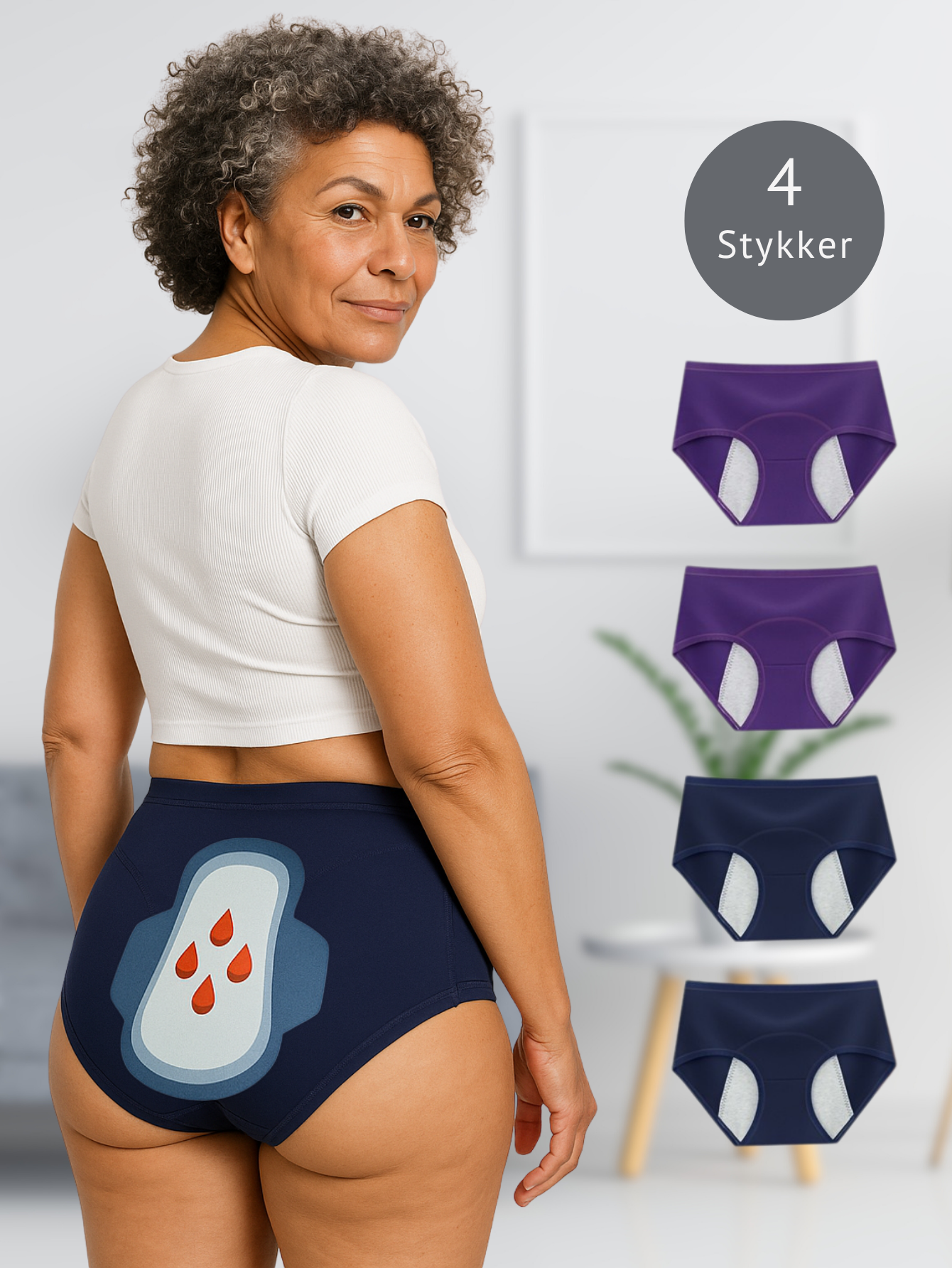 Frederique Menstruasjonstruse 4+4 Gratis