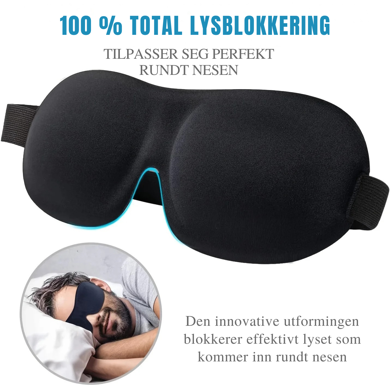 Luna 3D Sovemaske