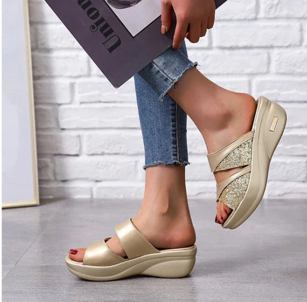 Thérèse Glitter Kilesandaler