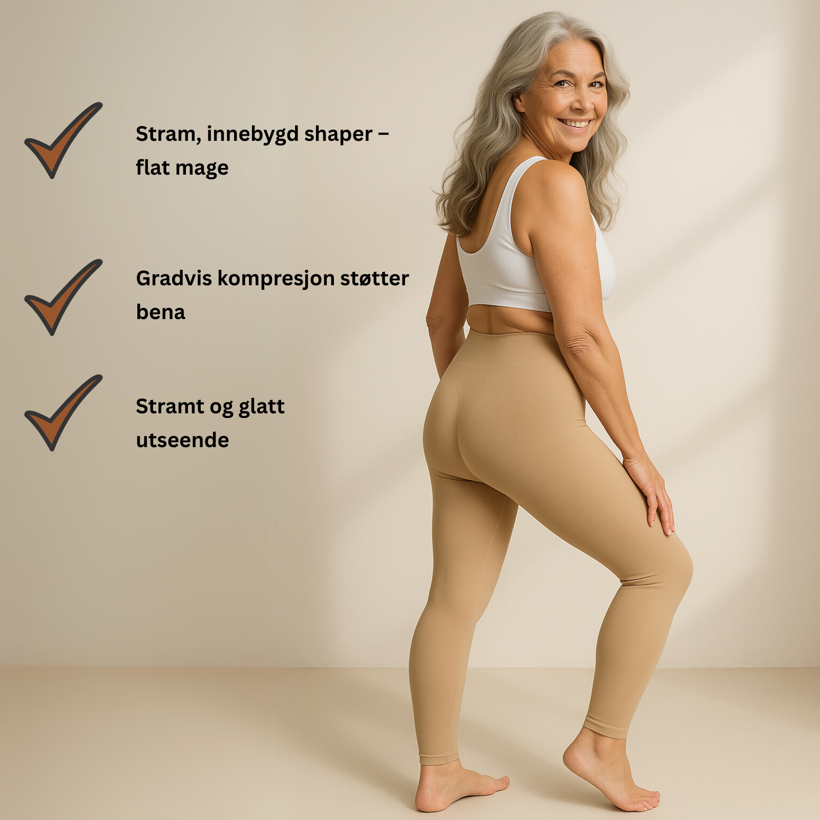Beatrice Kompresjonsbukse 2+2 Gratis
