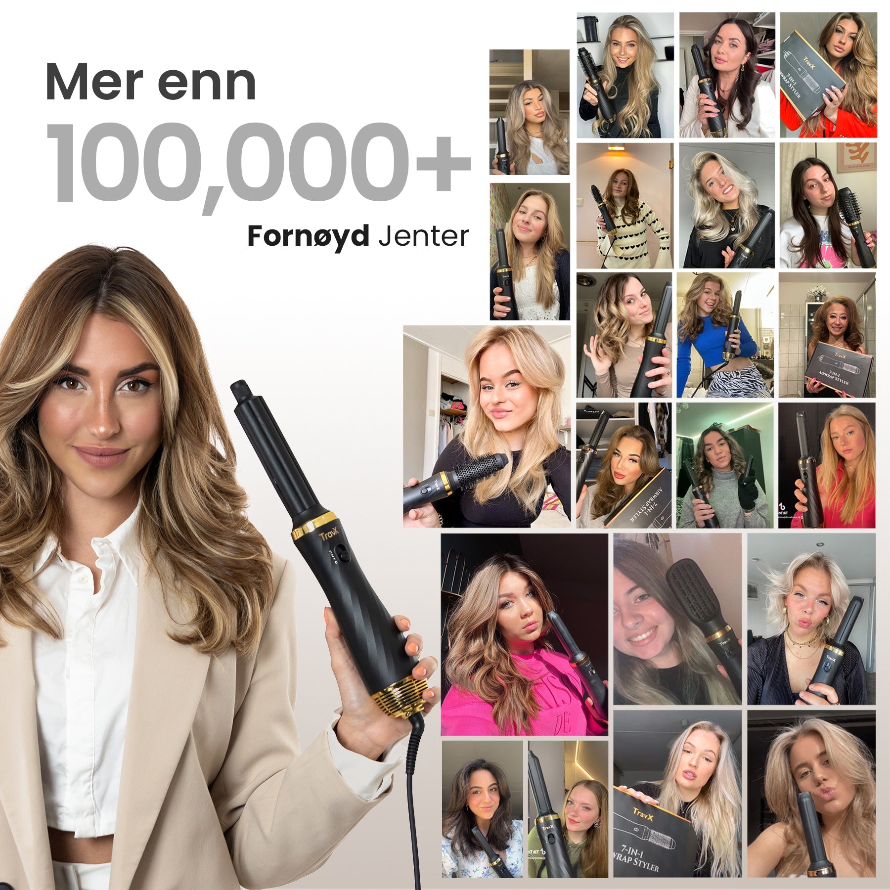 6 i 1 Airstyler sett