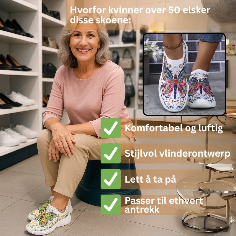 Mila Sommerfugl Joggesko