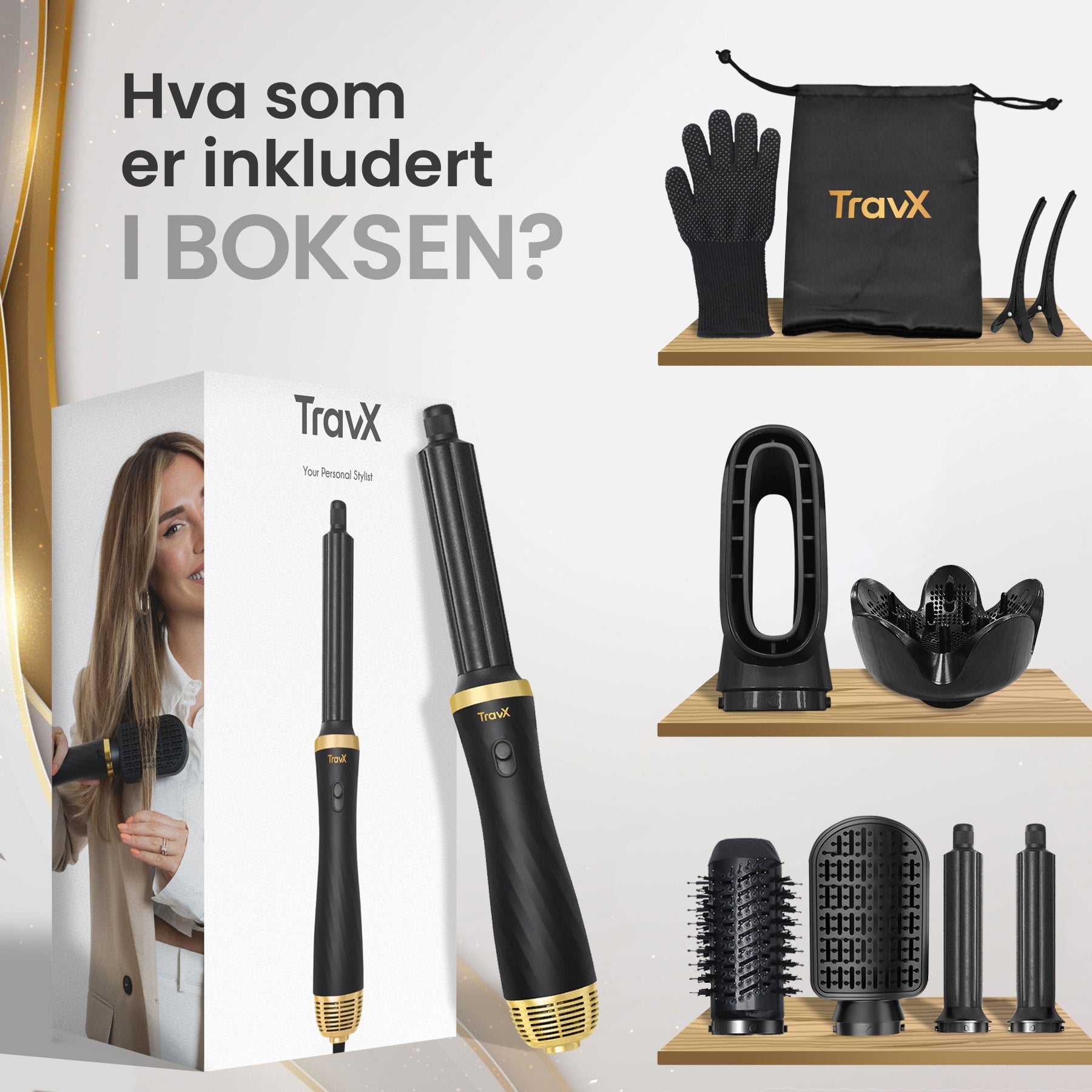 6 i 1 Airstyler sett