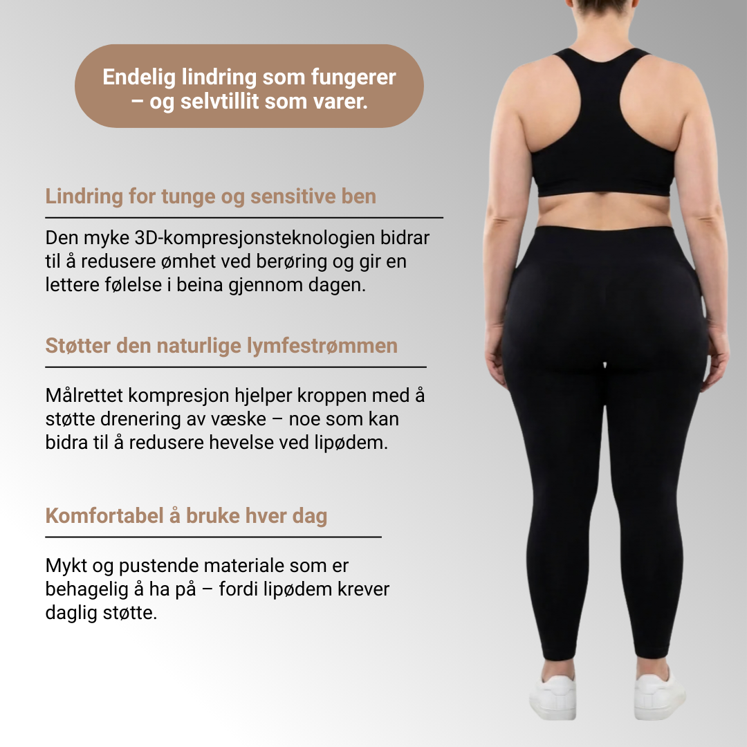 NOVA | 3D Kompresjonsleggings for Lipødem Komfort