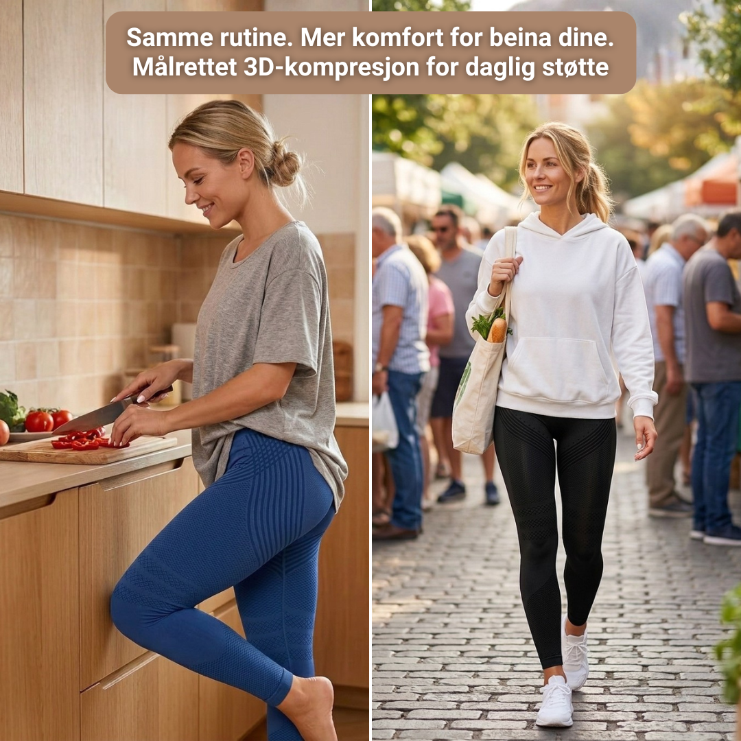 NOVA | 3D Kompresjonsleggings for Lipødem Komfort