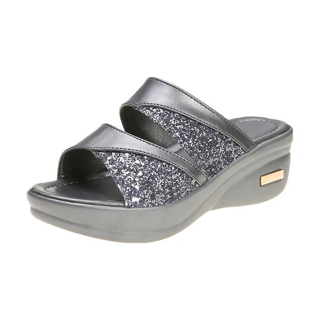 Thérèse Glitter Kilesandaler