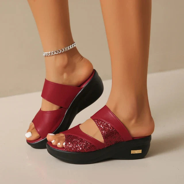 Thérèse Glitter Kilesandaler