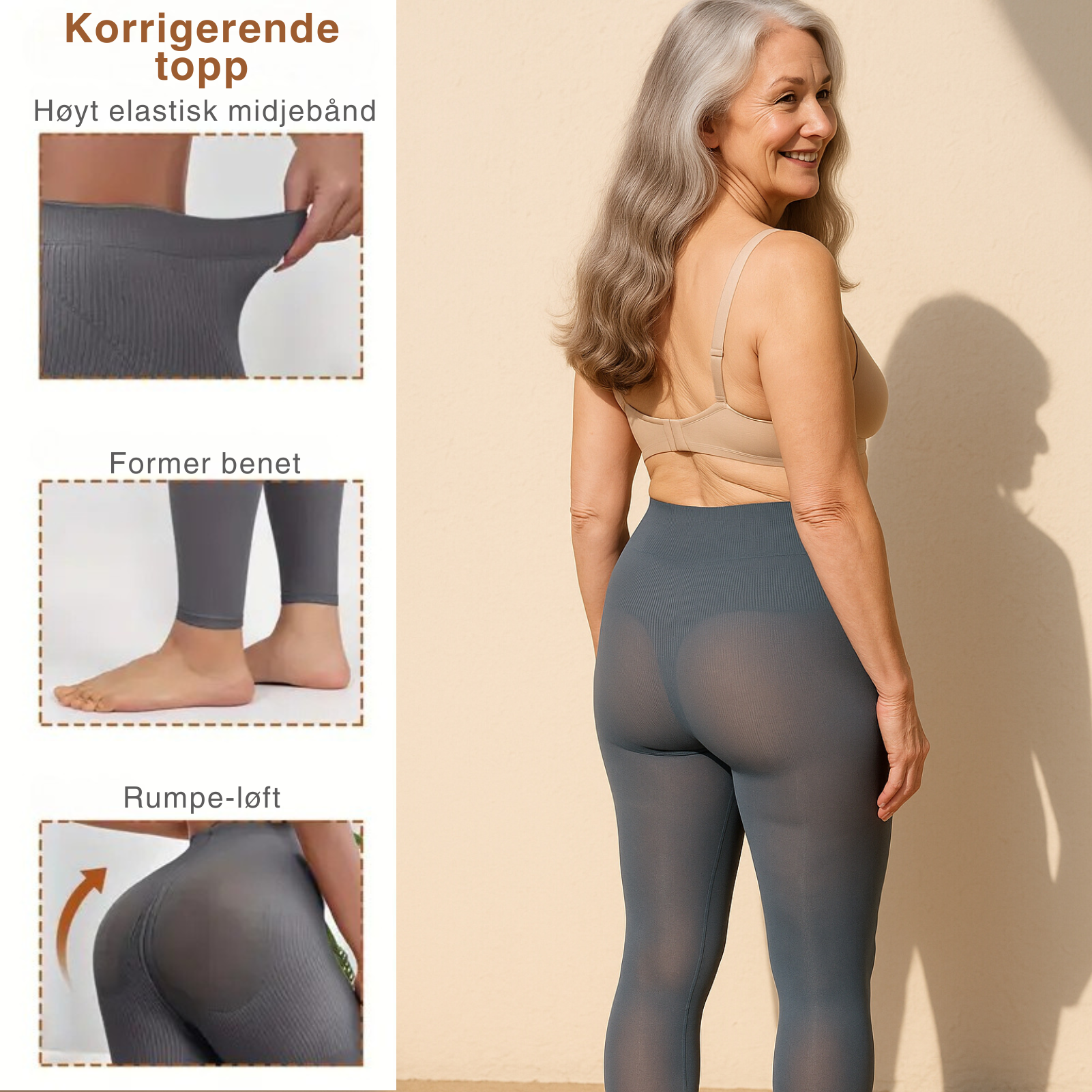 Beatrice Kompresjonsbukse 2+2 Gratis