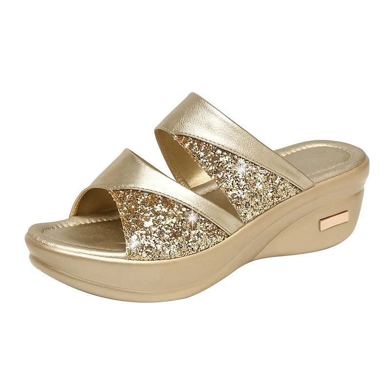 Thérèse Glitter Kilesandaler